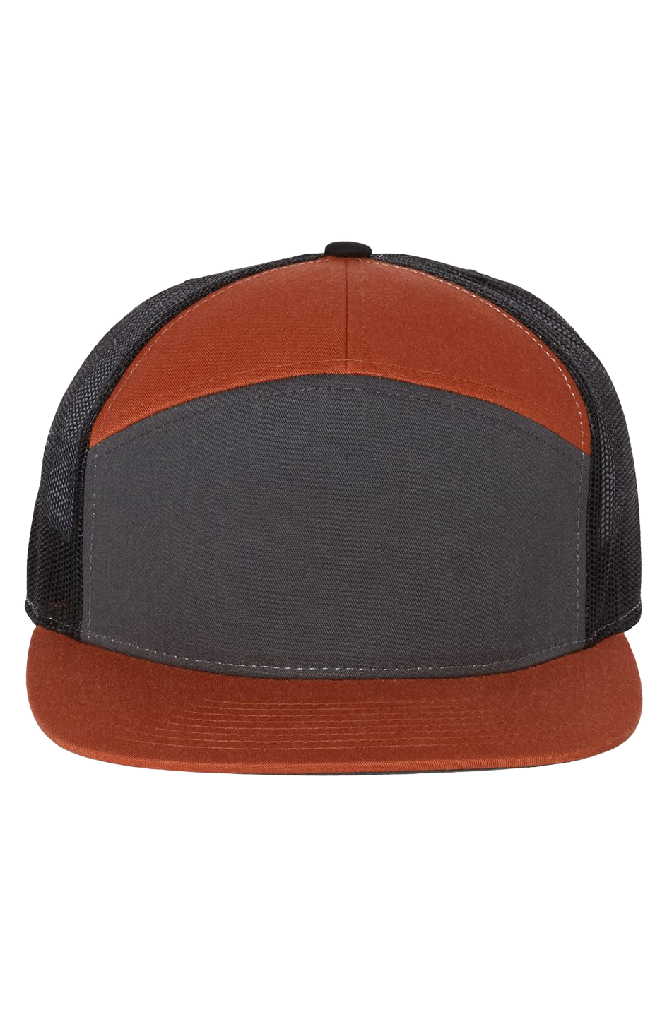 Coffee Hunt Repeat 7-Panel Trucker Cap