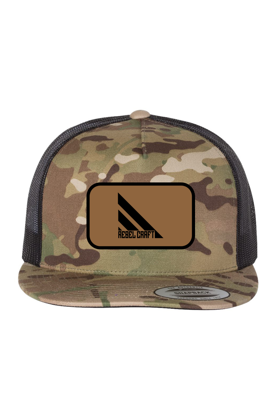Rebel Craft 5-Panel Meshback Trucker Cap