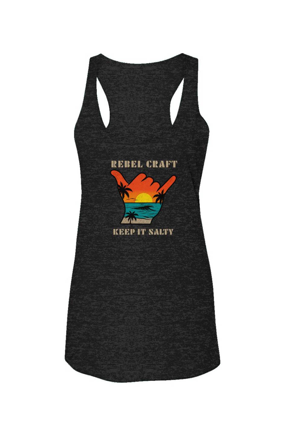 Keep It Salty Women’s Triblend Racerback Tank