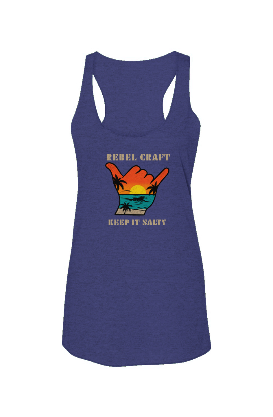 Keep It Salty Women’s Triblend Racerback Tank