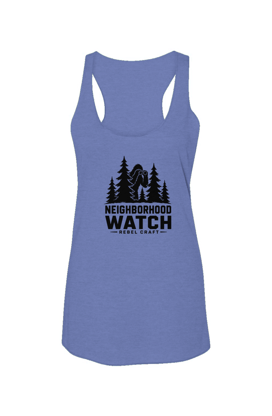 Neighborhood Watch Women’s Triblend Racerback Tank